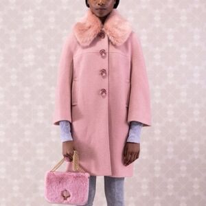 Kate Spade Metallic Tweed Coat